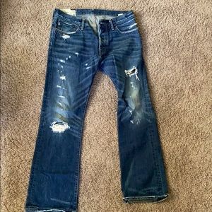 Abercrombie & Fitch distressed jeans